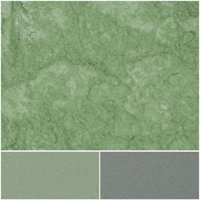 Vibrant Bichroma Green color swatches showcasing rich textures and shades for design inspiration.