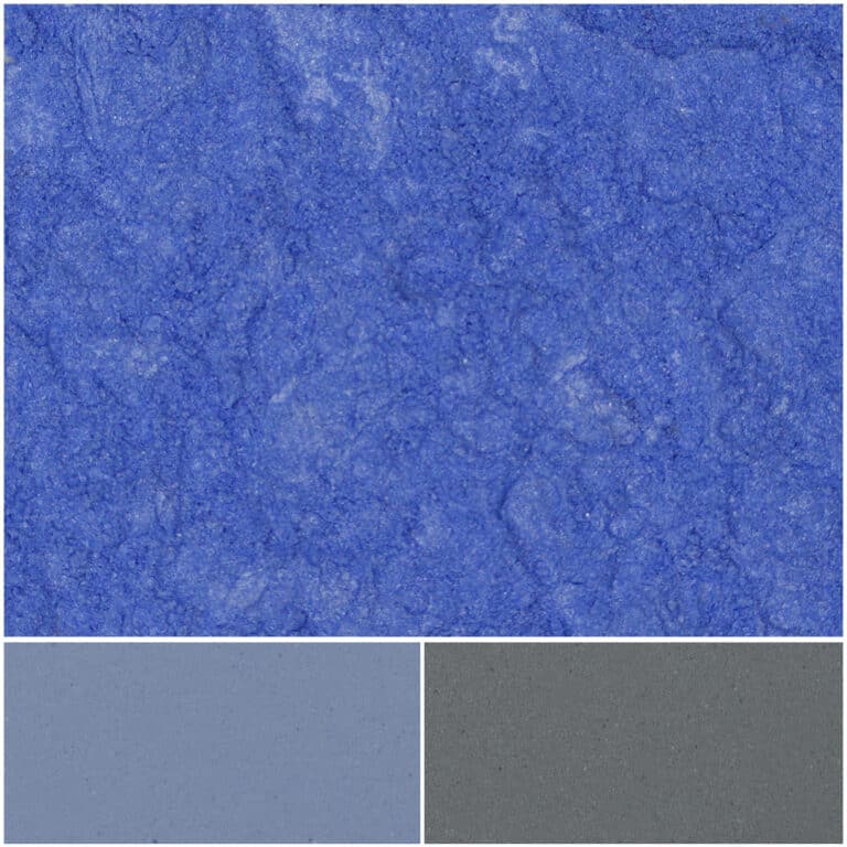 Bichroma Purple textured pigment showcasing vibrant shades of purple and blue.