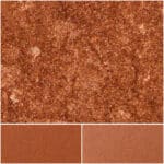 Rich red-brown eyeshadow powder with shimmering glitter for stunning makeup looks.