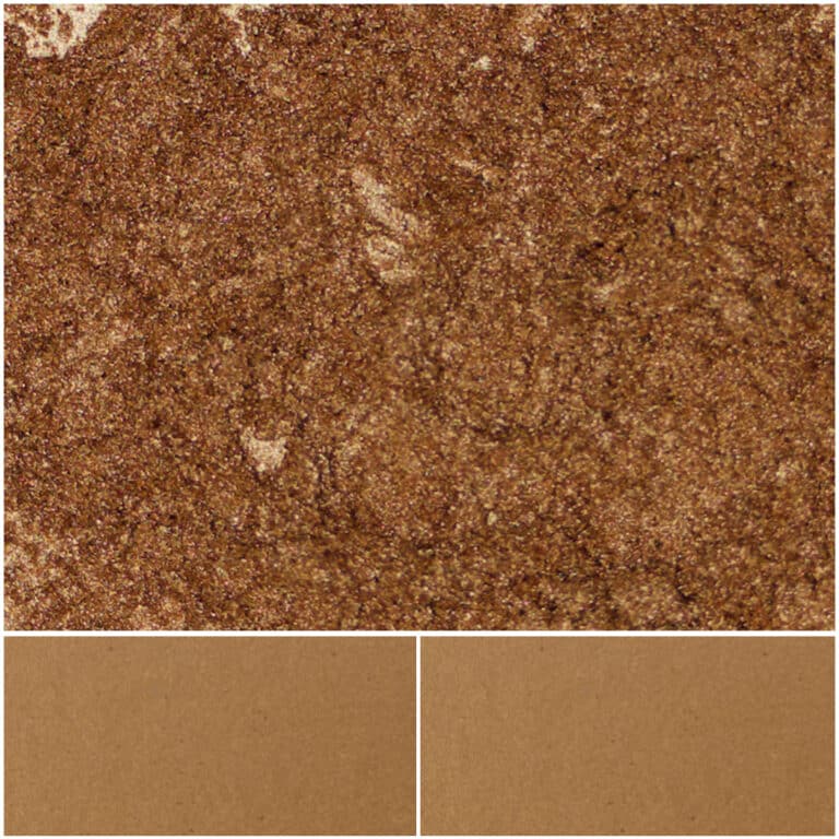 Rich bronze powder texture for crafting, art, or cosmetics applications.