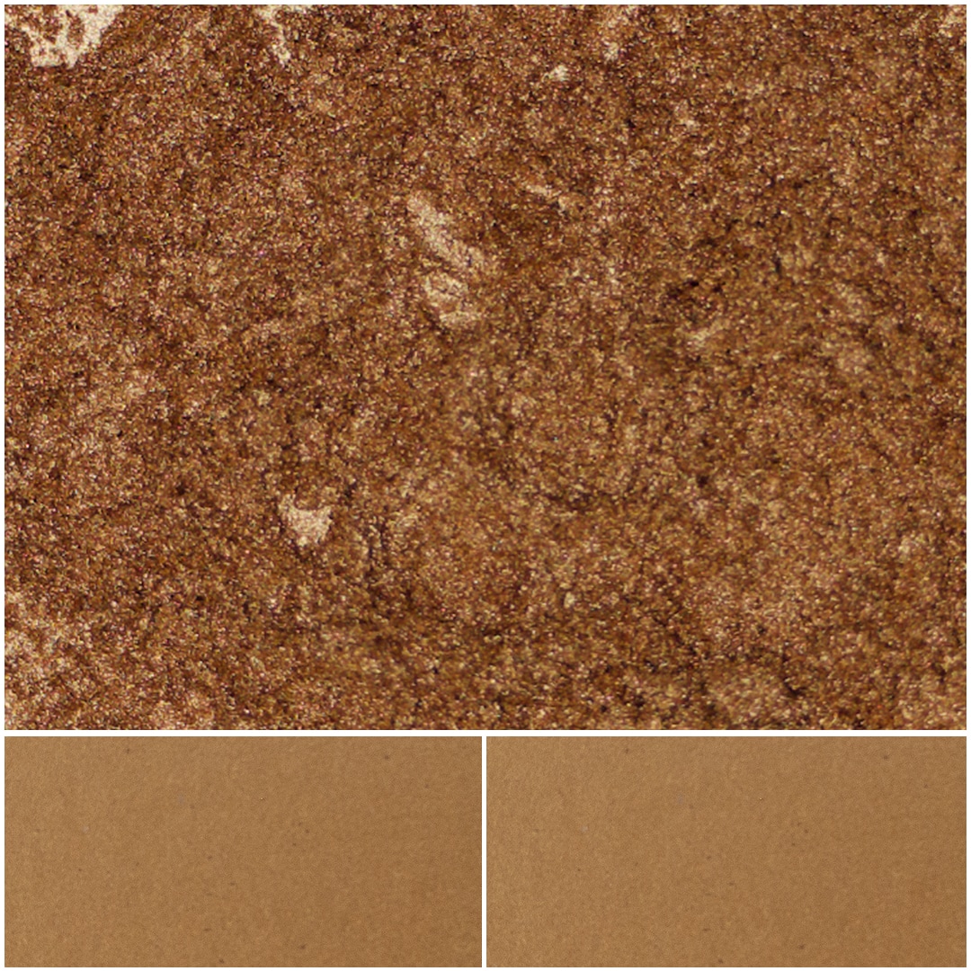 Rich bronze powder texture for crafting, art, or cosmetics applications.