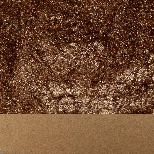 Eldorado Bronze Shimmer showcases a rich, metallic bronze texture perfect for crafting.