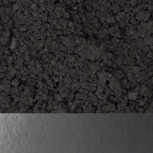 Rich black soil texture ideal for gardening and landscaping projects.