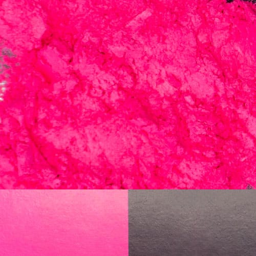 Bright pink dragon fruit powder on a textured background, perfect for vibrant recipes.