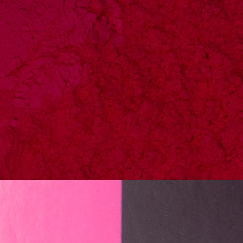 Vibrant pomegranate powder showcasing rich red hues for culinary and artistic uses.