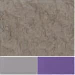 Optique DP Super Violet color samples showcasing vibrant violet and neutral grey shades.