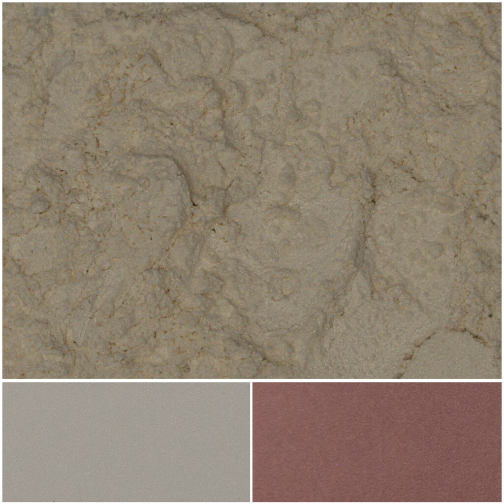 Pearl Copper texture with subtle shades of gray and rich copper tones.