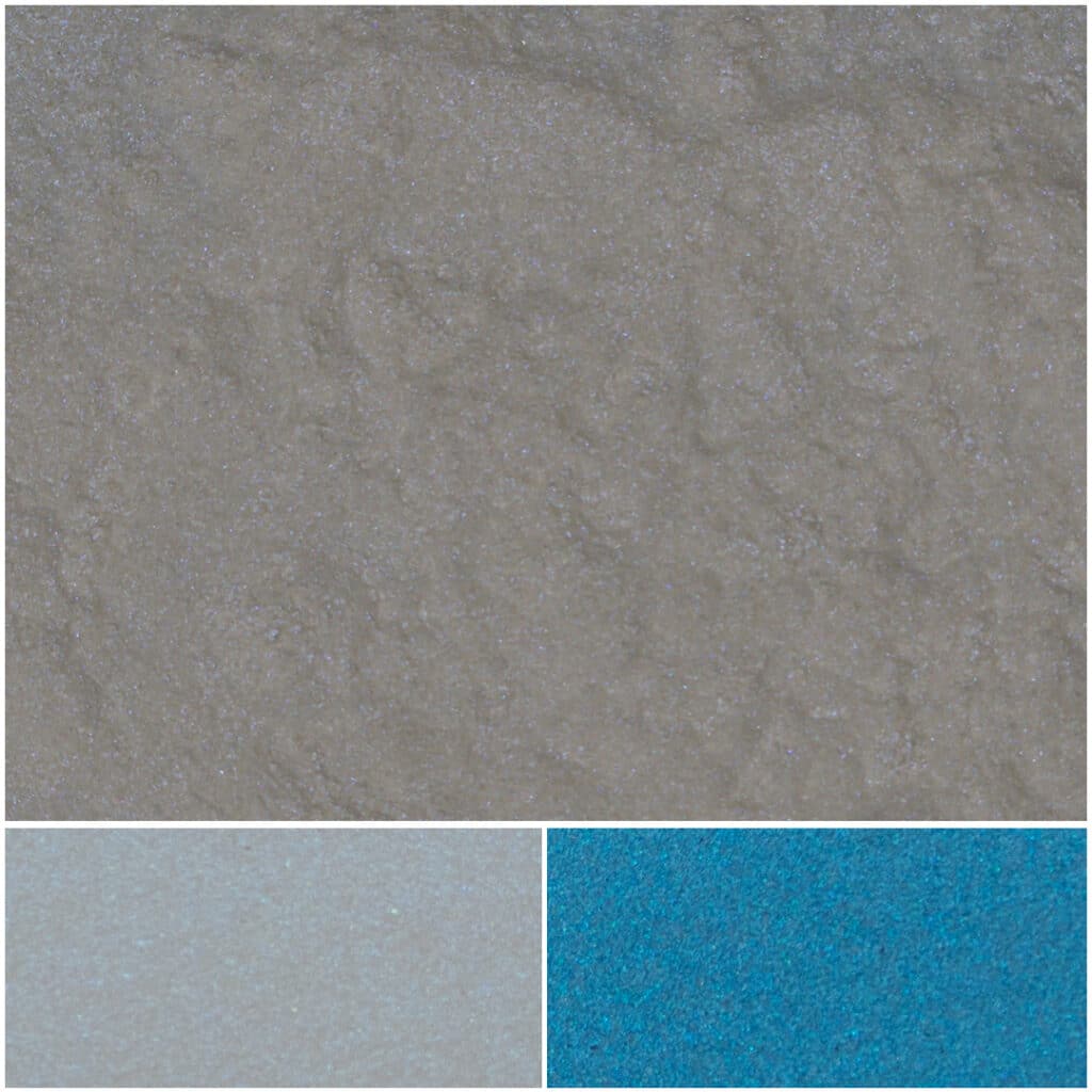 Vibrant Optique Satin Blue texture with shimmering highlights and subtle color variations.