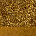 Shimmering amber sachet material, perfect for crafts and decorative projects.