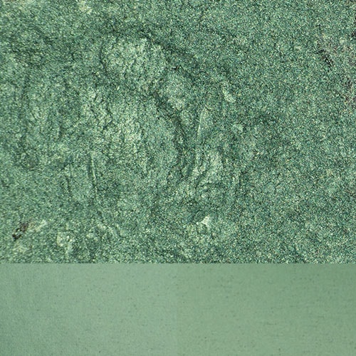 Green sachet texture and color sample for design projects and product packaging.