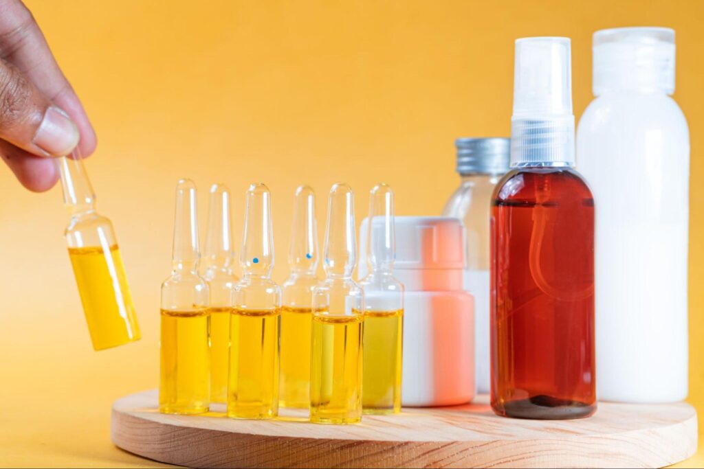 Glow with our essential oils and serums for radiant skin care.