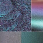 Vibrant glitter textures showcasing shimmering colors and intricate patterns for design inspiration.
