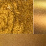 Shimmering gold texture samples showcasing beautiful metallic patterns and shades.