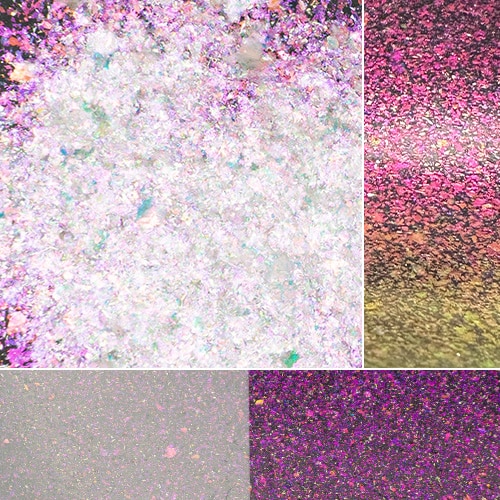 Shimmering sparkle texture featuring vibrant colors and glittery patterns for creative designs.