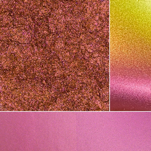 Vibrant sparkly textures in shades of pink and gold for creative design projects.