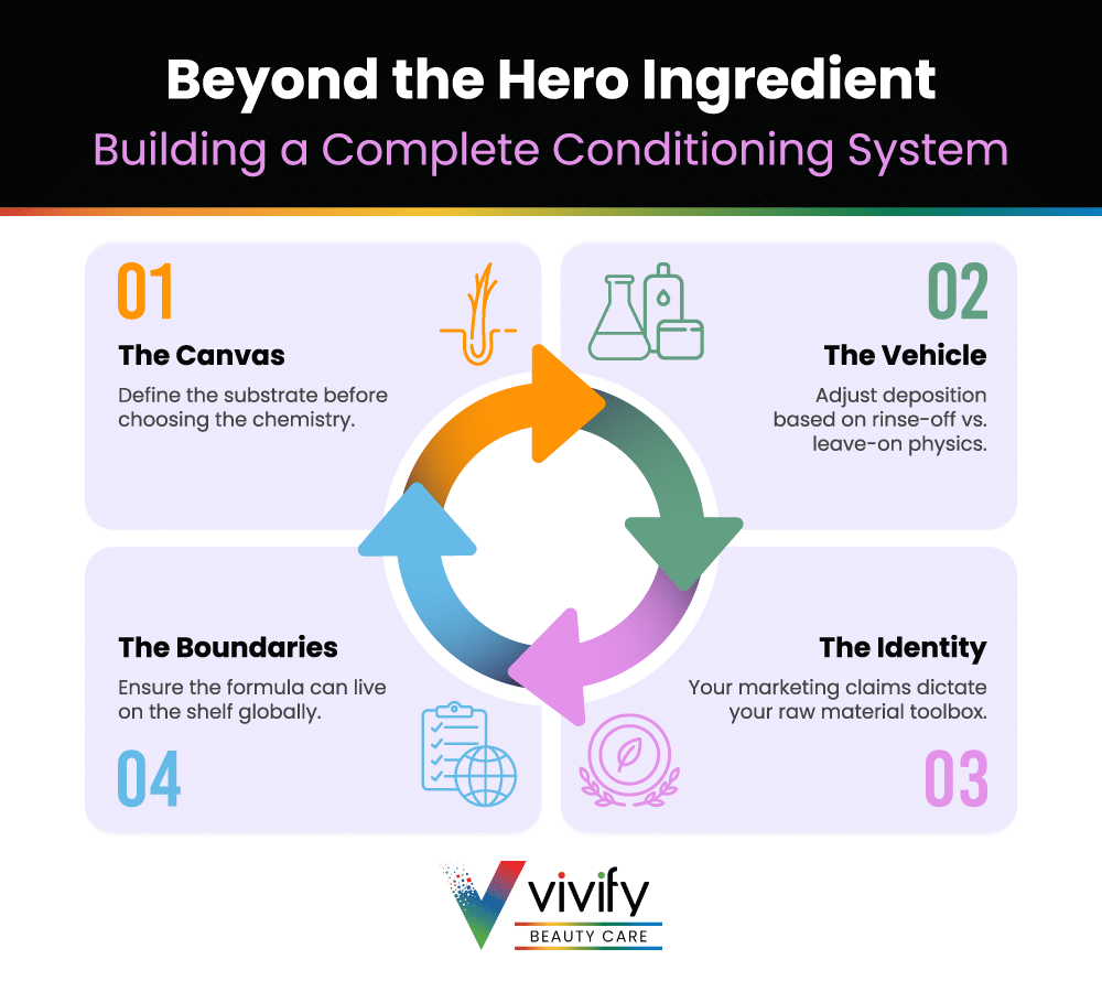 Building a complete conditioning system for effective hair care solutions at Vivify.