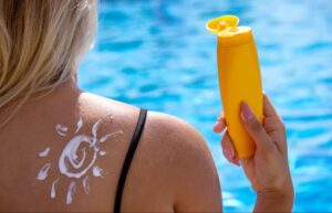 Essential sun protection items for summer pool days.