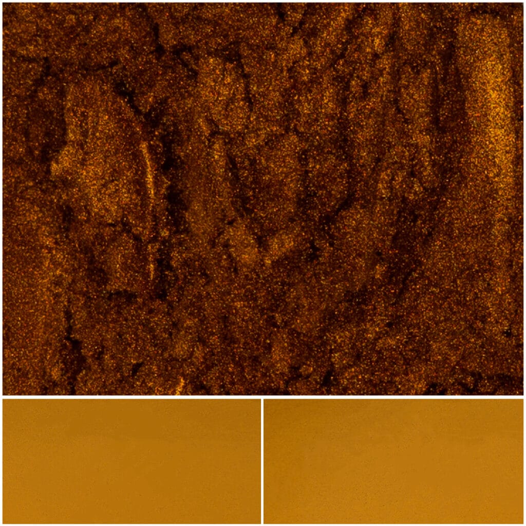 Ablaze Mandarin effect pigment swatch