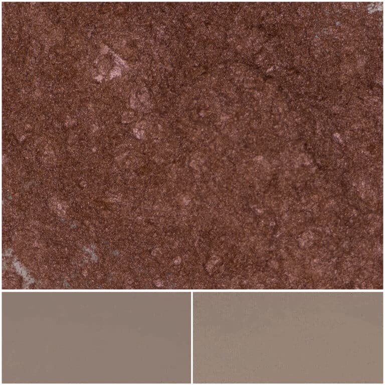 Ablaze Rose Gold effect pigment swatch