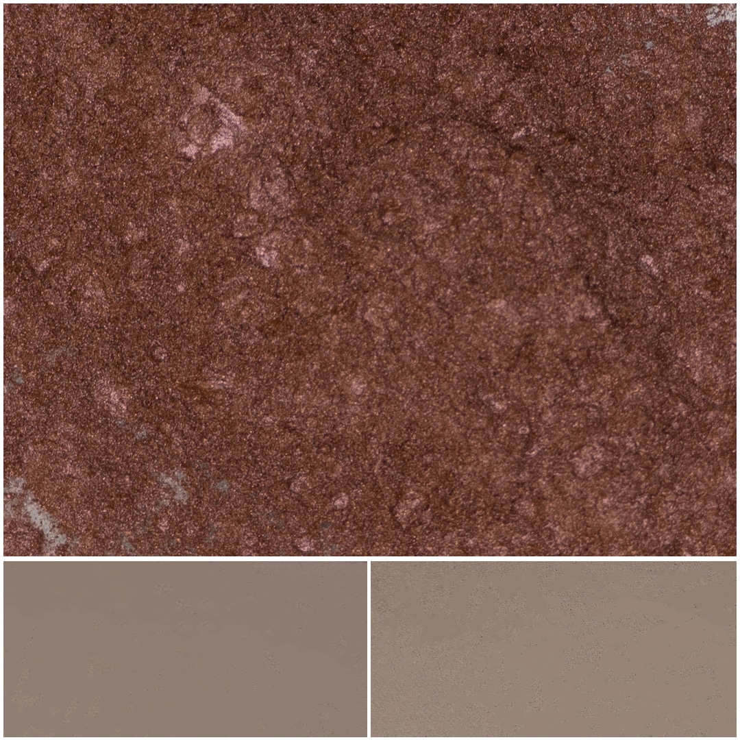 Ablaze Rose Gold effect pigment swatch