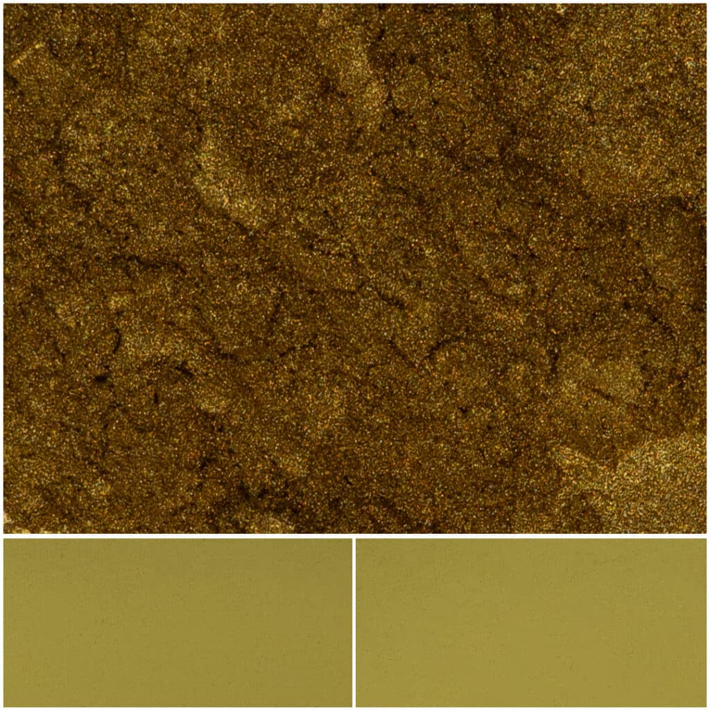Ablaze True Gold effect pigment swatch