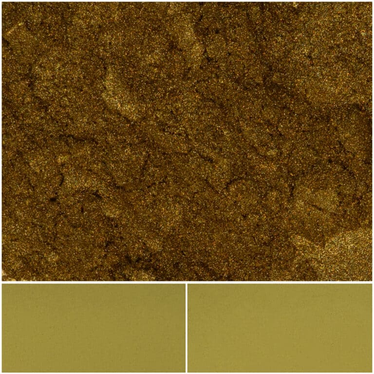 Ablaze True Gold effect pigment swatch