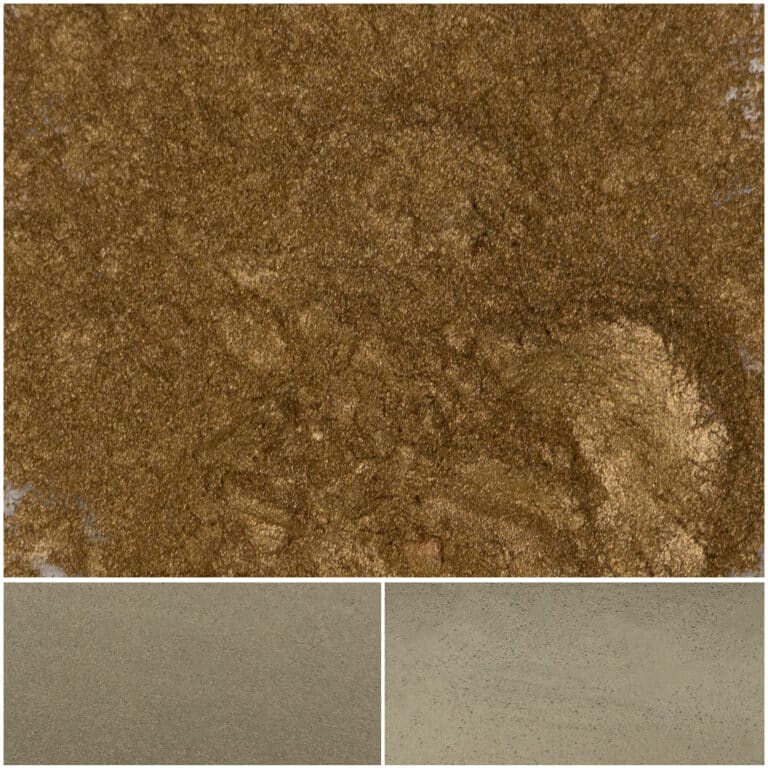 Ablaze Warm Gold effect pigment swatch