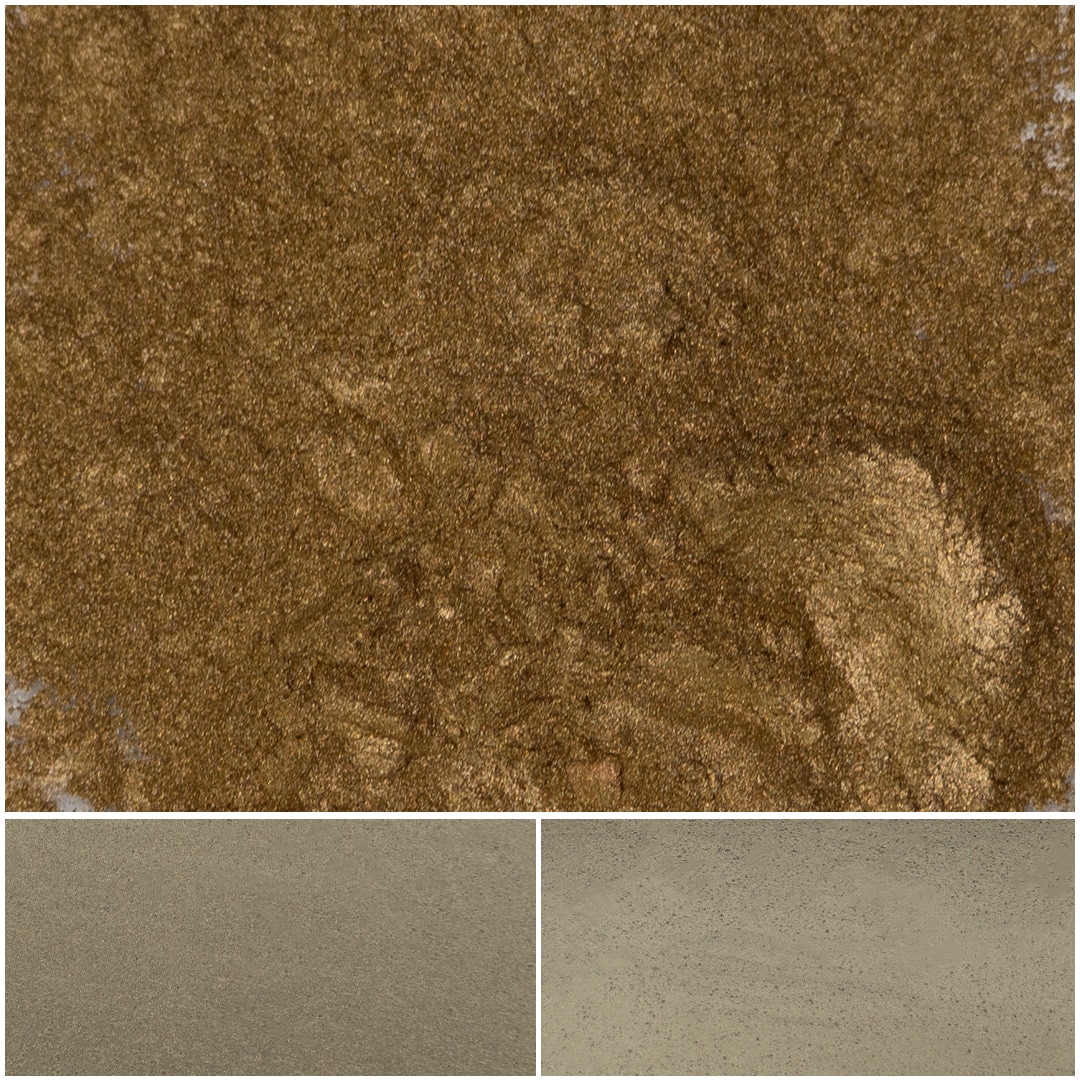 Ablaze Warm Gold effect pigment swatch