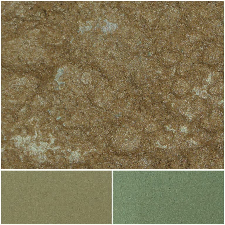 Vibrant Chromatique Yellow Green Pearl pigment for art and design applications.