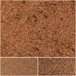 Shimmering diamond-copper glitter texture for crafts and artistic projects.