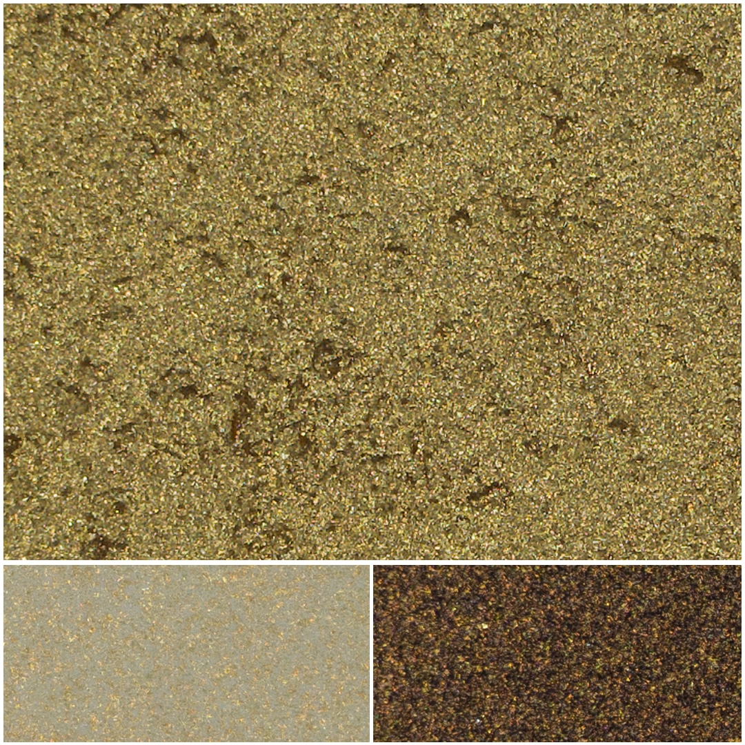 Diamond, red, and gold glittering shimmer for stunning artistic projects and designs.