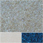 Stunning blue diamond-like glitter showcased in a visually appealing texture.