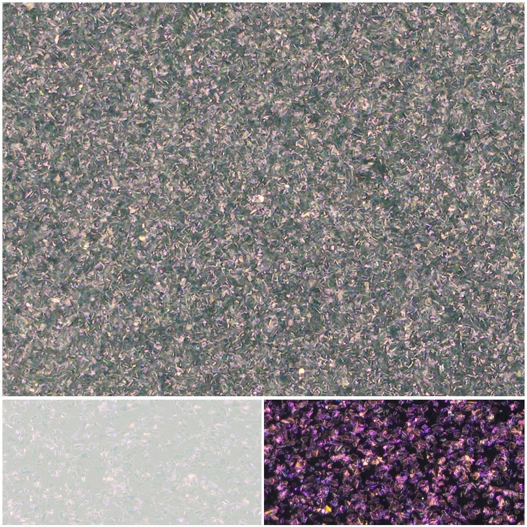 Vibrant diamond-like texture showcasing stunning red and purple hues in fine detail.