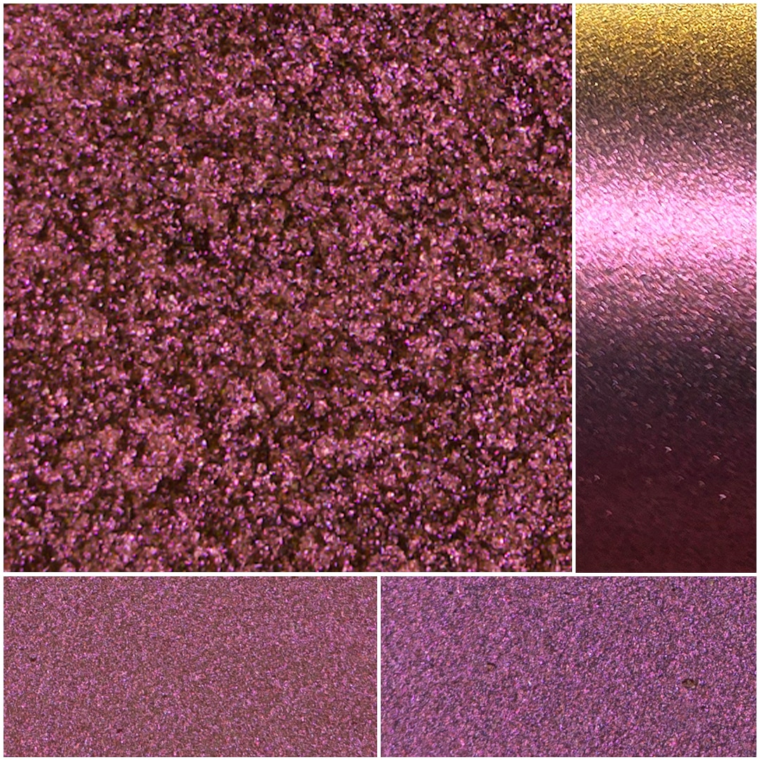 Stunning diamond variable glitter in shades of pink and purple for artistic projects.