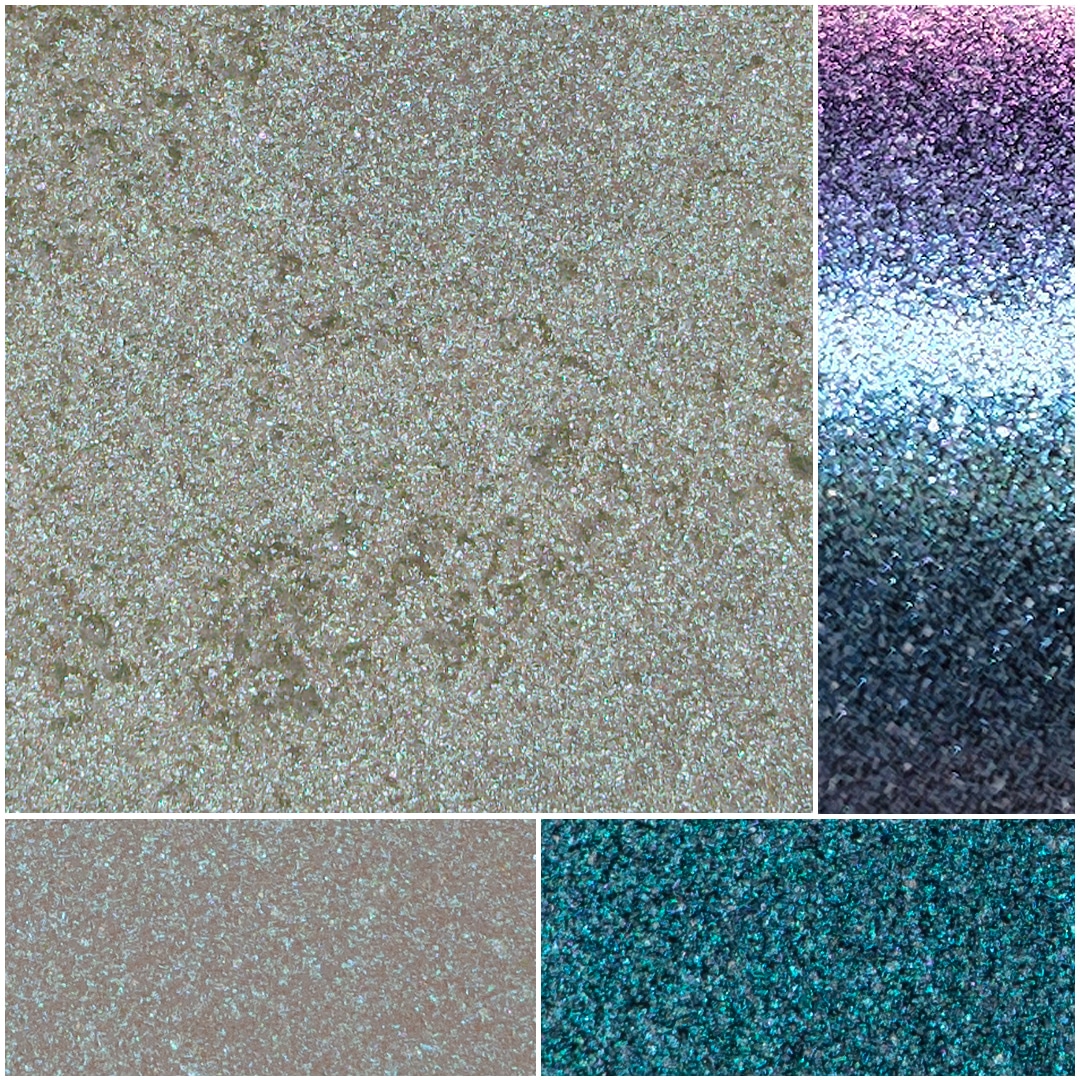Shimmering diamond-like texture showcasing various shades and colors in vibrant patterns.