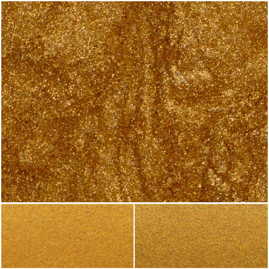 Shimmering gold glitter texture ideal for crafts and artistic projects.