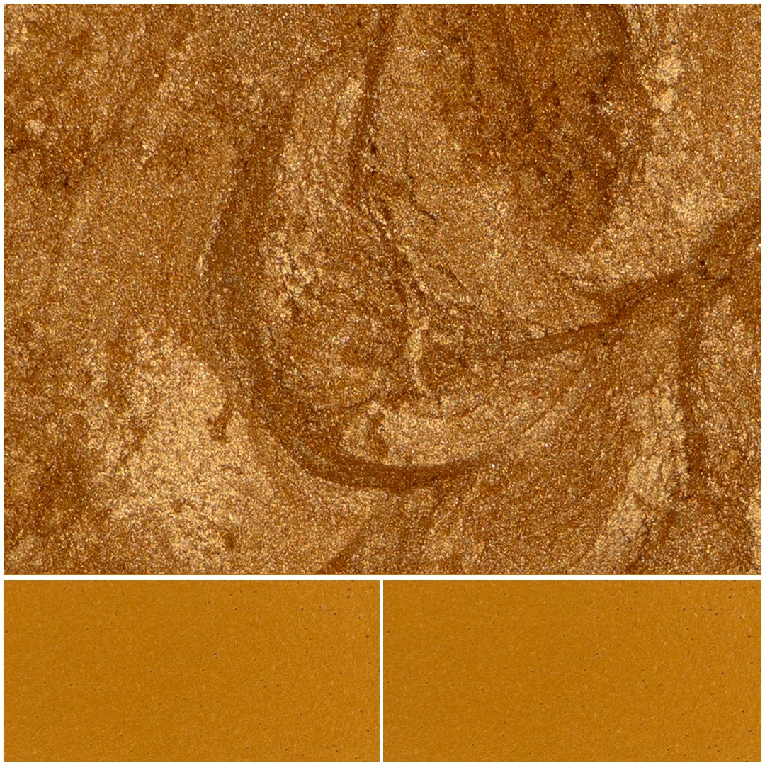 Eldorado Red Gold: vibrant shimmering texture ideal for cosmetics and artistic applications.