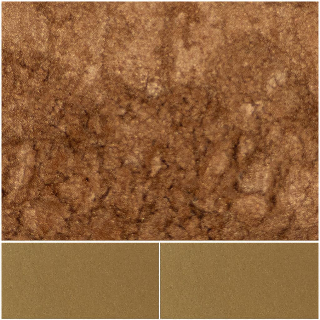 Eldorado Satin Bronze texture and color swatch for stylish design projects.