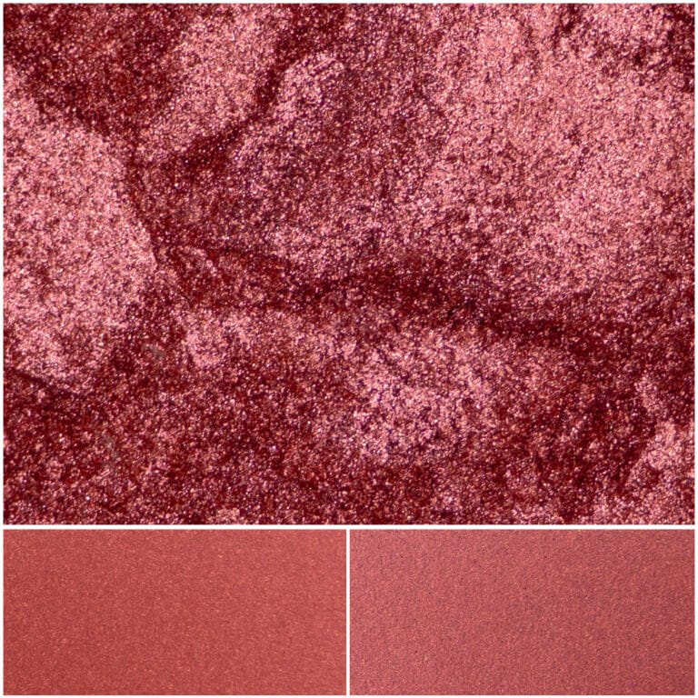 Shimmering red glitter perfect for crafting and makeup applications.