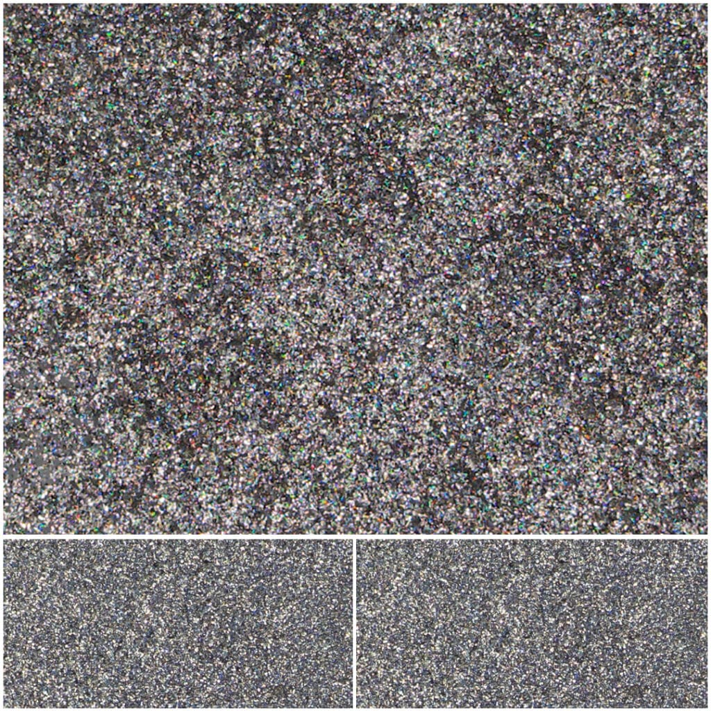 Sparkling fantasy mirror effect with shimmering colors and textures for creative design.