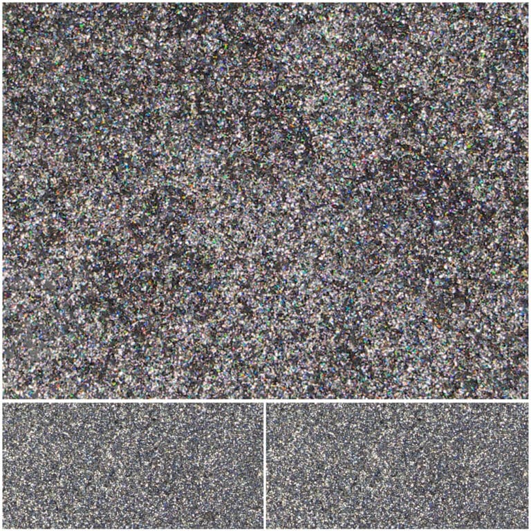 Sparkling fantasy mirror effect with shimmering colors and textures for creative design.