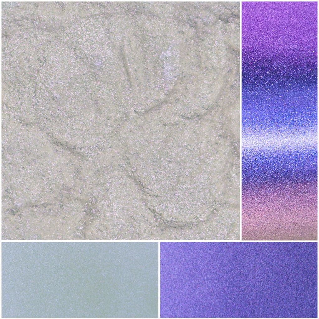 Elegant glass textures in shimmering purple and silver hues for stylish design projects.