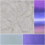 Elegant glass textures in shimmering purple and silver hues for stylish design projects.
