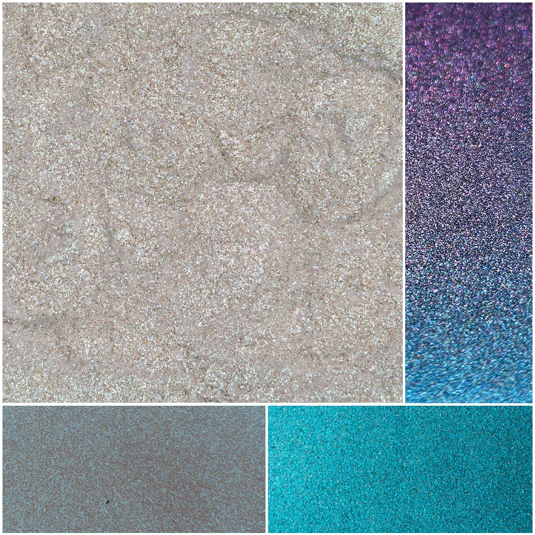 Shimmering glitter textures in various colors for creative design projects.
