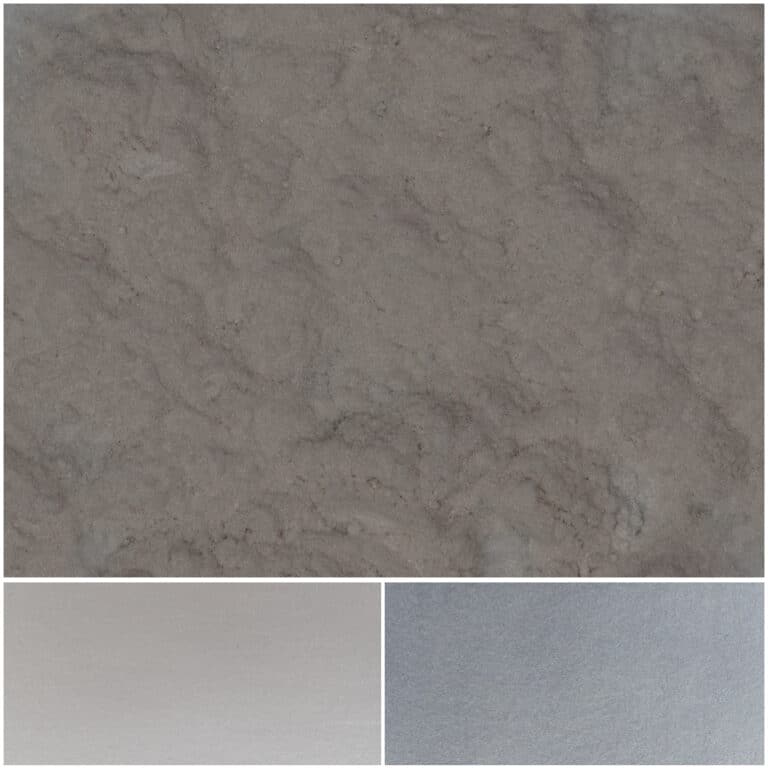 Elegant Impact Velvet Mica surfaces in soothing gray tones for stylish interior designs.
