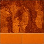 Vibrant tangerine texture showcasing rich colors and patterns for creative projects.