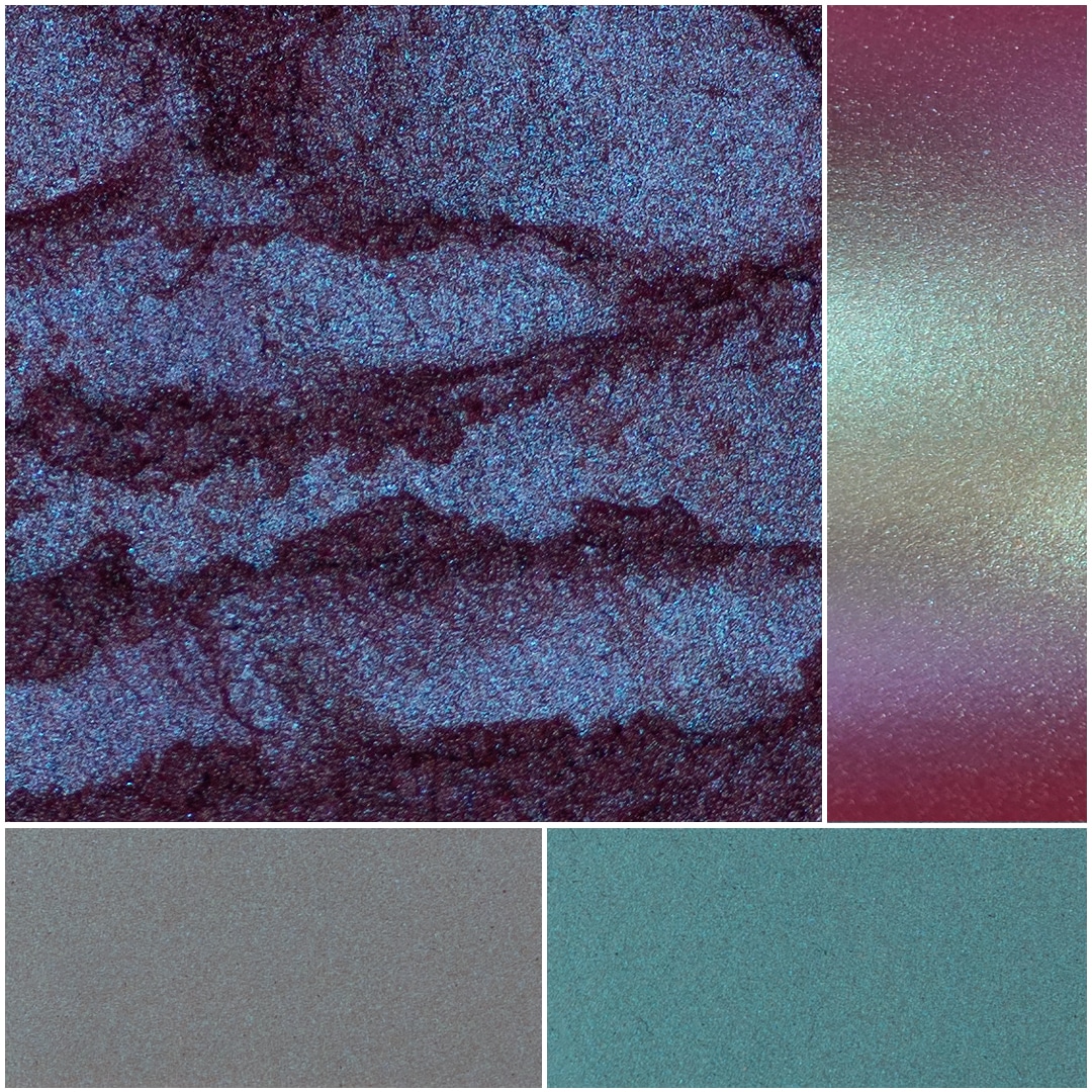 Vibrant eyeshadow palette featuring luxurious blues, purples, and shimmering finishes for stunning looks.