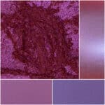 Vibrant purple eyeshadow palette featuring rich shades for stunning makeup looks.