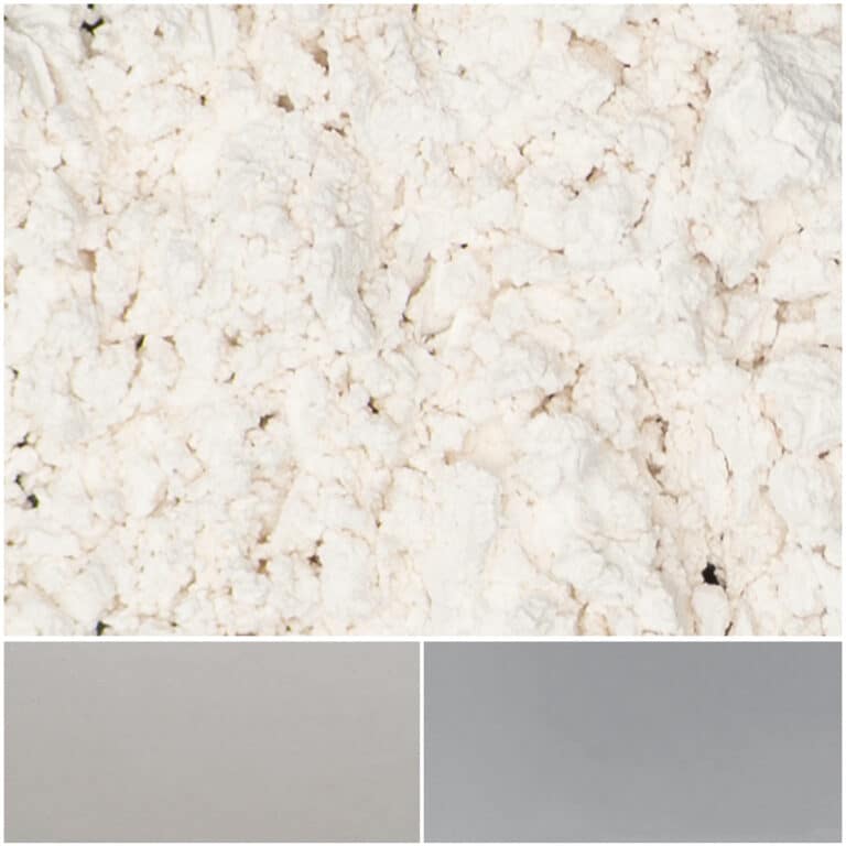 Coconut flour texture showcasing fine, white powder ideal for baking and cooking.