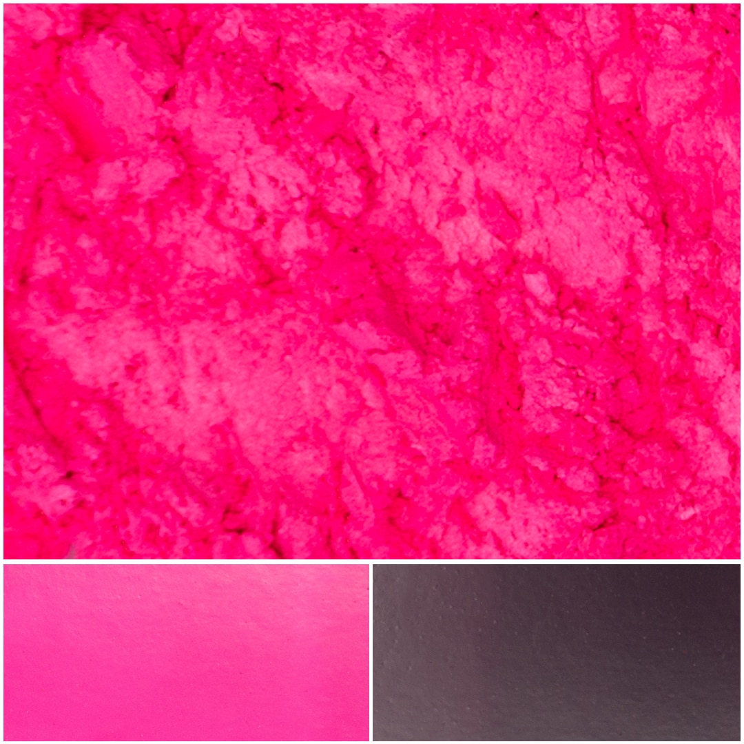 Vibrant dragon fruit powder in vivid pink shades, perfect for smoothies and desserts.